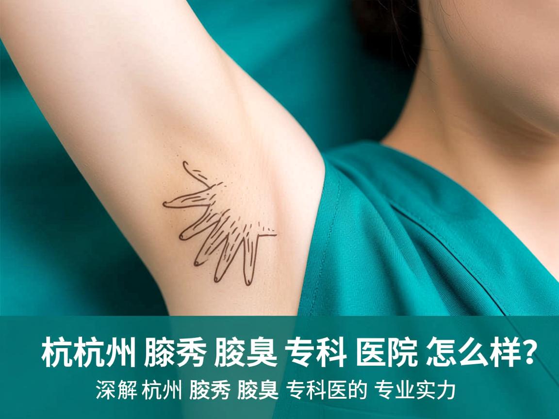 杭州腋秀腋臭专科医院怎么样？深度解析杭州腋秀腋臭专科的专业实力