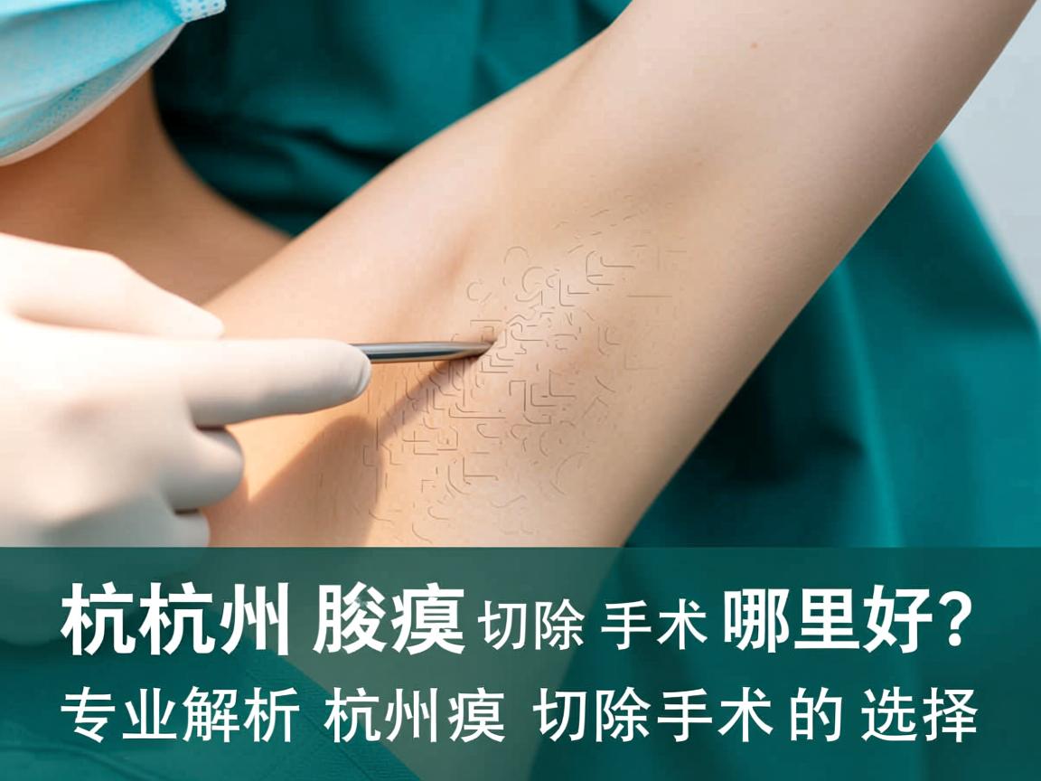 杭州腋臭切除手术哪里好？专业解析杭州腋臭切除手术的选择