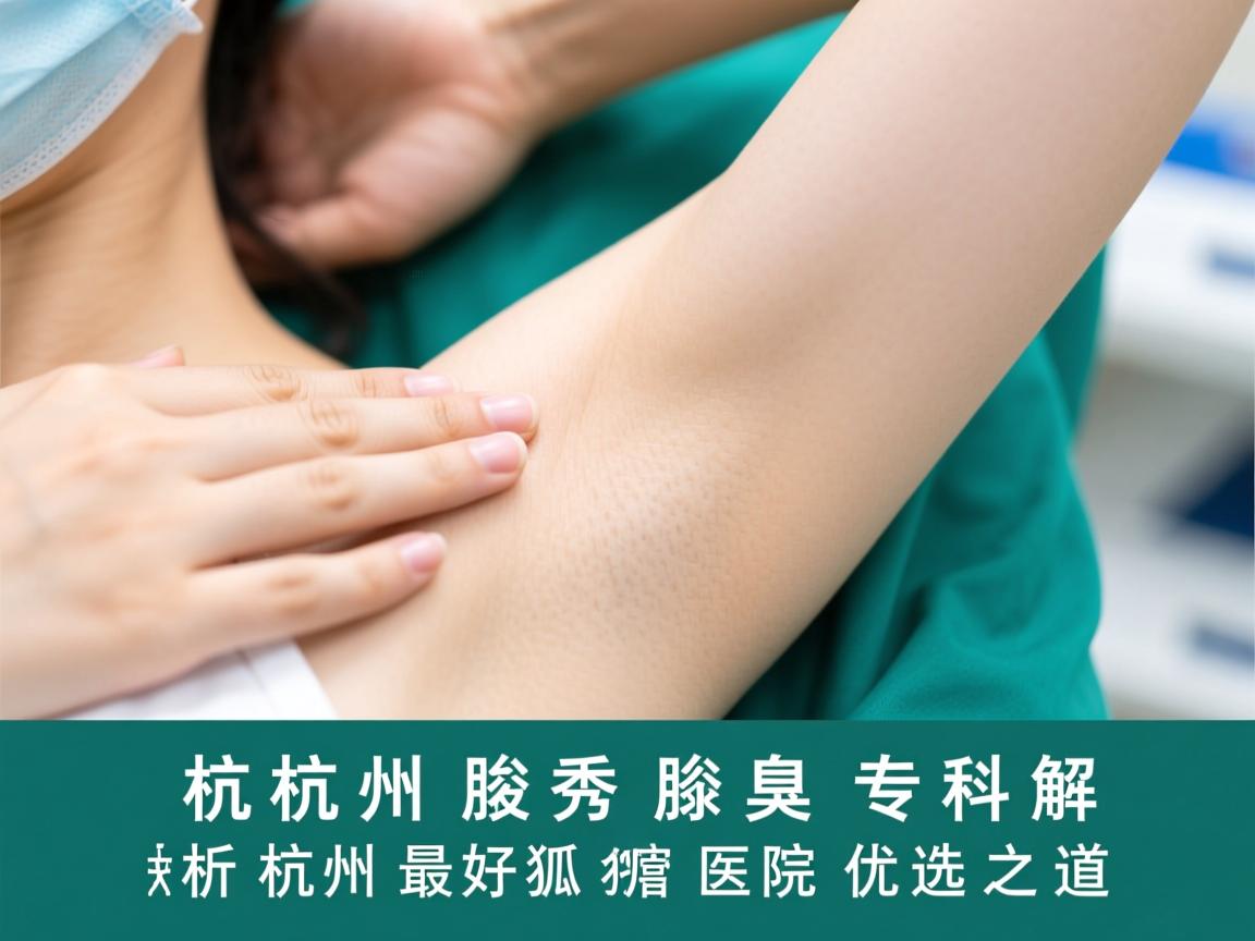 杭州腋秀腋臭专科，解析杭州最好狐臭医院的优选之道
