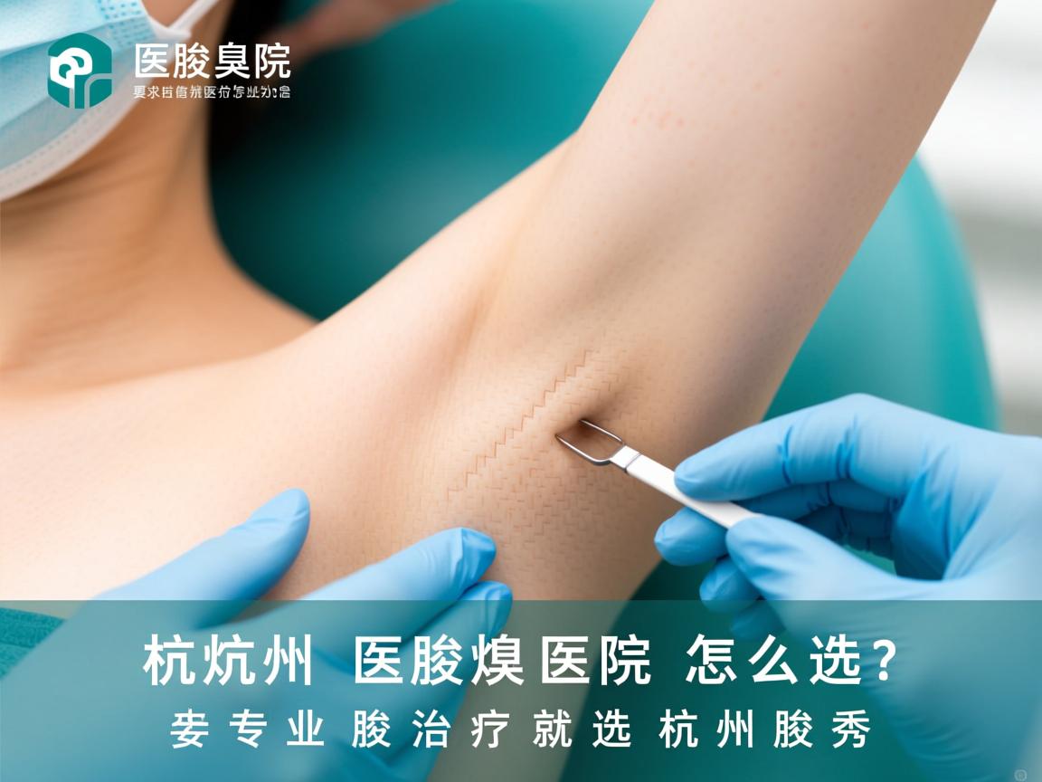 杭州腋臭医院怎么选？专业腋臭治疗就选杭州腋秀