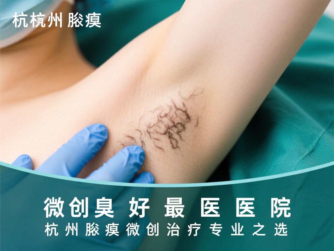 杭州腋臭微创最好医院，杭州腋臭微创治疗专业之选