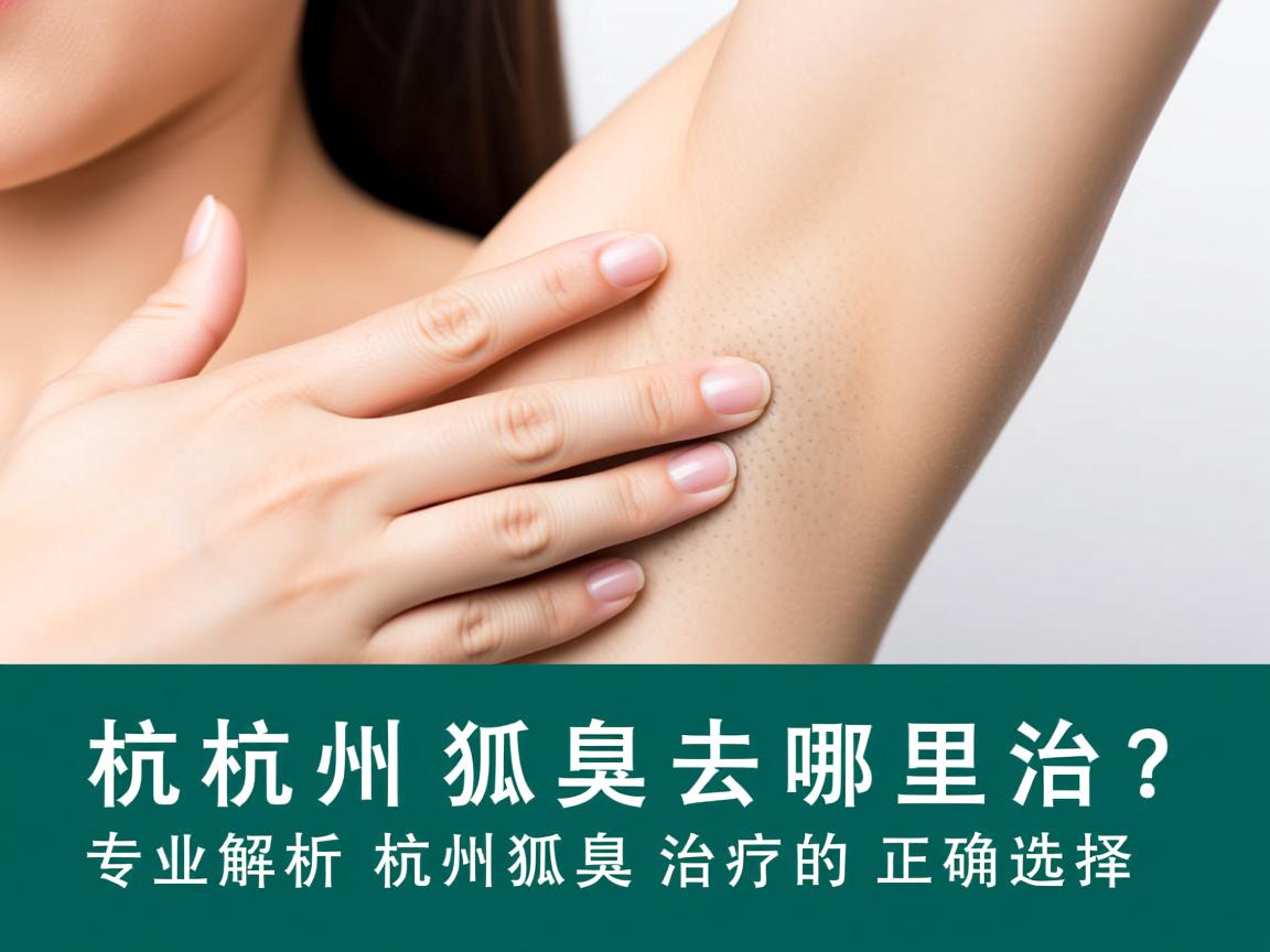 杭州狐臭去哪里治？专业解析杭州狐臭治疗的正确选择