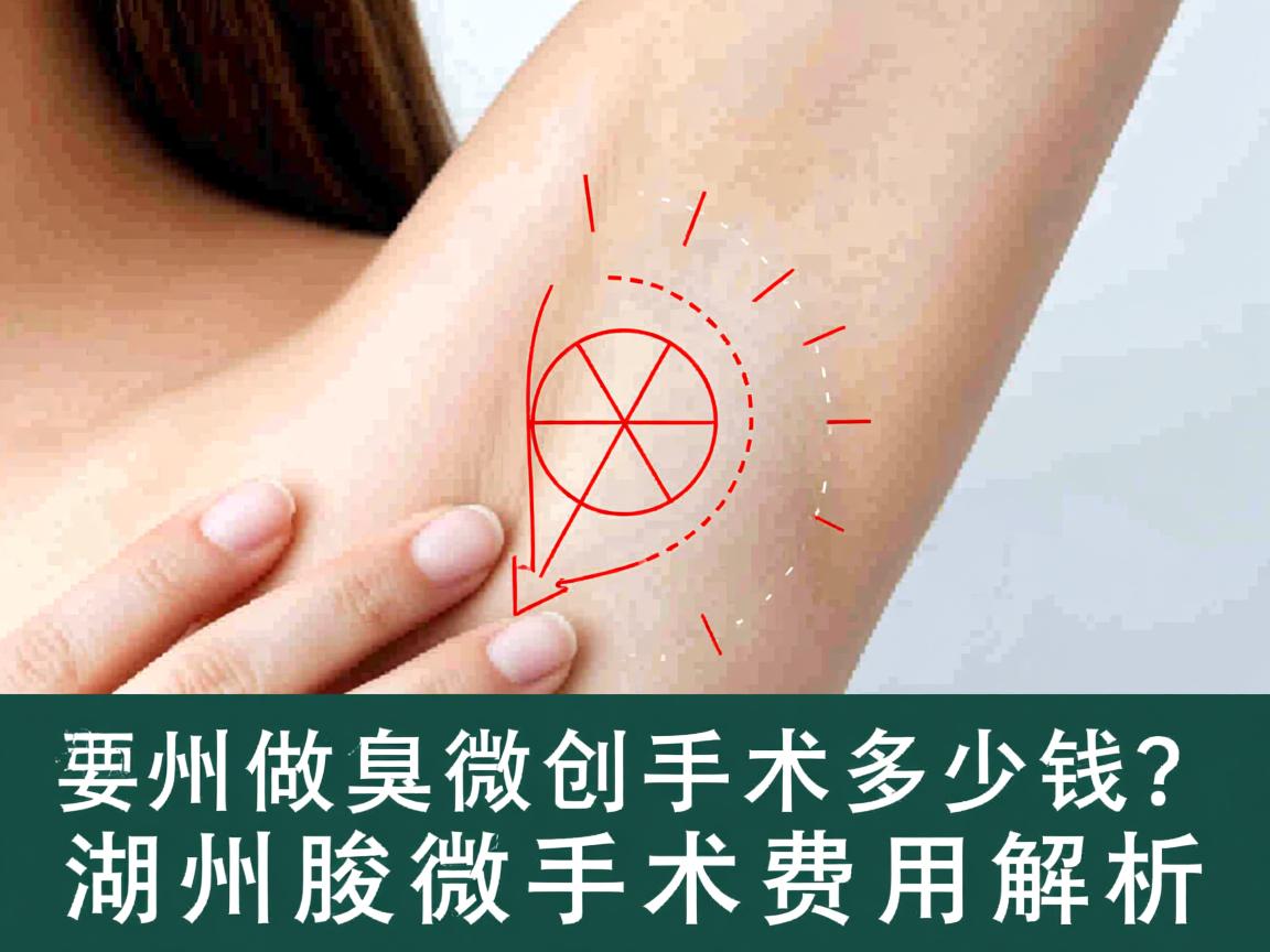 在湖州做腋臭微创手术多少钱？湖州腋臭微创手术费用解析