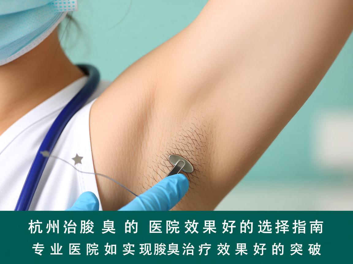 杭州治腋臭的医院效果好的选择指南，专业医院如何实现腋臭治疗效果好的突破