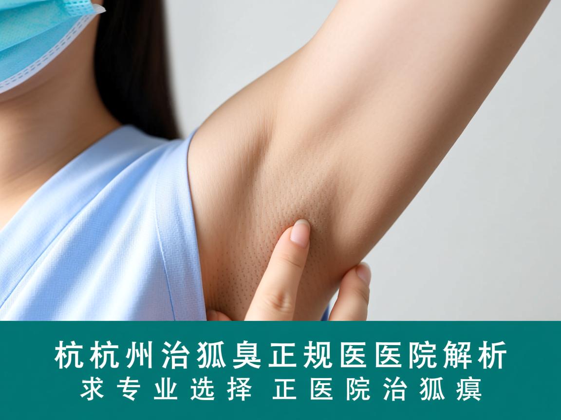 杭州治狐臭正规医院解析，专业选择正规医院治狐臭