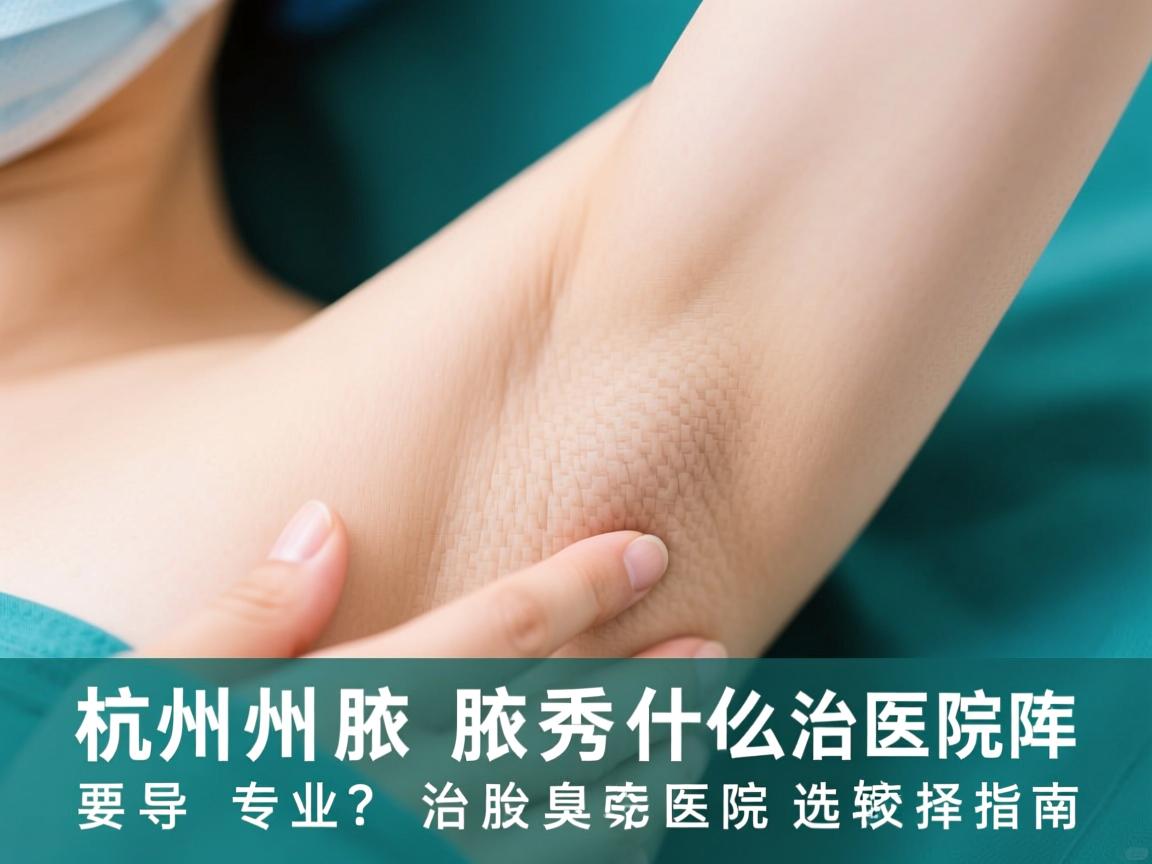 杭州腋秀解析,杭州什么医院治腋臭较专业?专业治腋臭医院选择指南 杭州腋秀解析,杭州什么医院治腋臭较专业?专业治腋臭医院选择指南