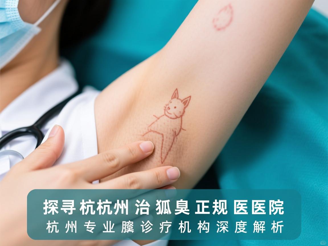 探寻杭州治狐臭正规医院，杭州专业腋臭诊疗机构深度解析