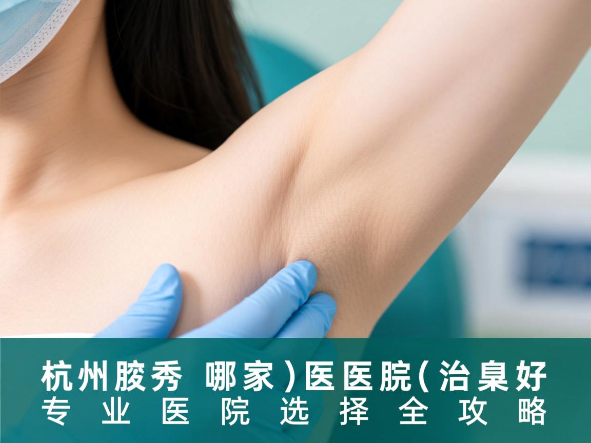 杭州腋秀解析，杭州哪家医院治腋臭好，专业医院选择全攻略