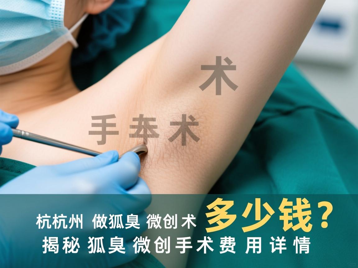 杭州做狐臭微创手术多少钱?揭秘狐臭微创手术费用详情 杭州做狐臭微创手术多少钱?揭秘狐臭微创手术费用详情