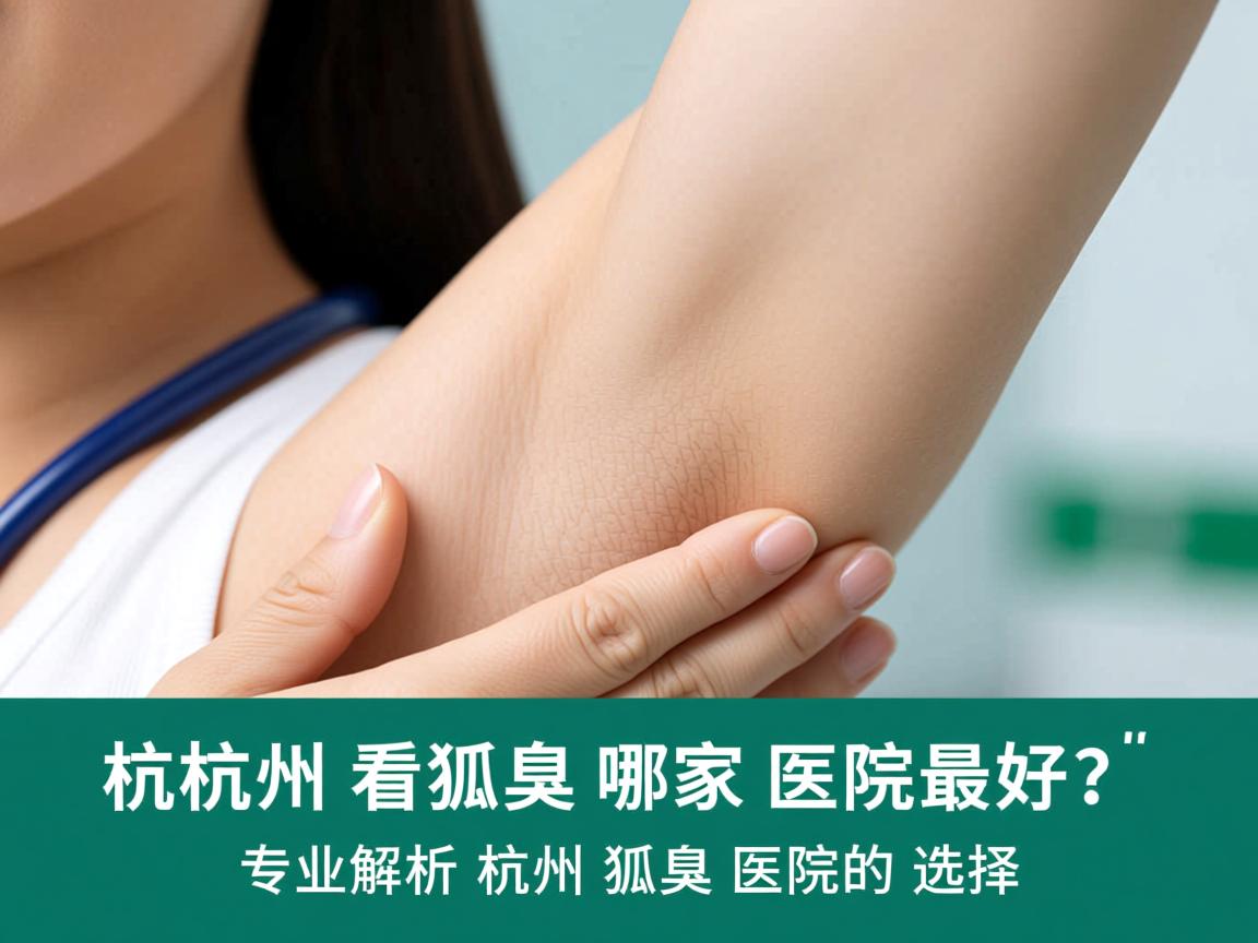 杭州看狐臭哪家医院最好？专业解析杭州狐臭医院的选择