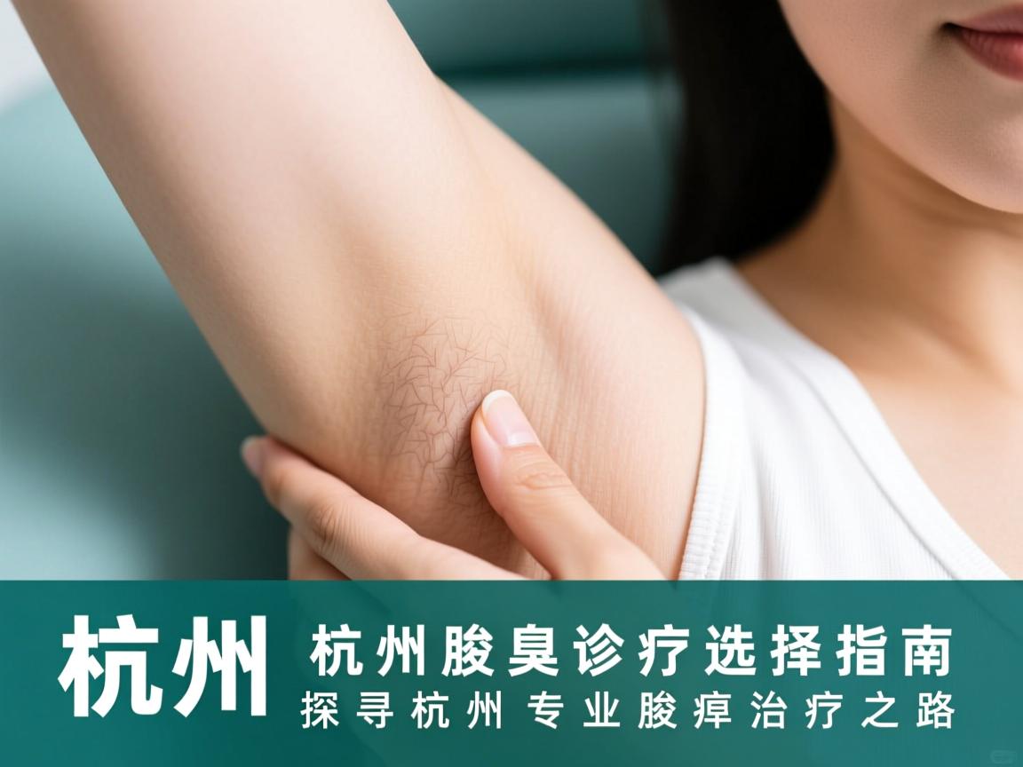 杭州腋臭诊疗选择指南,探寻杭州专业腋臭治疗之路 杭州腋臭诊疗选择指南,探寻杭州专业腋臭治疗之路
