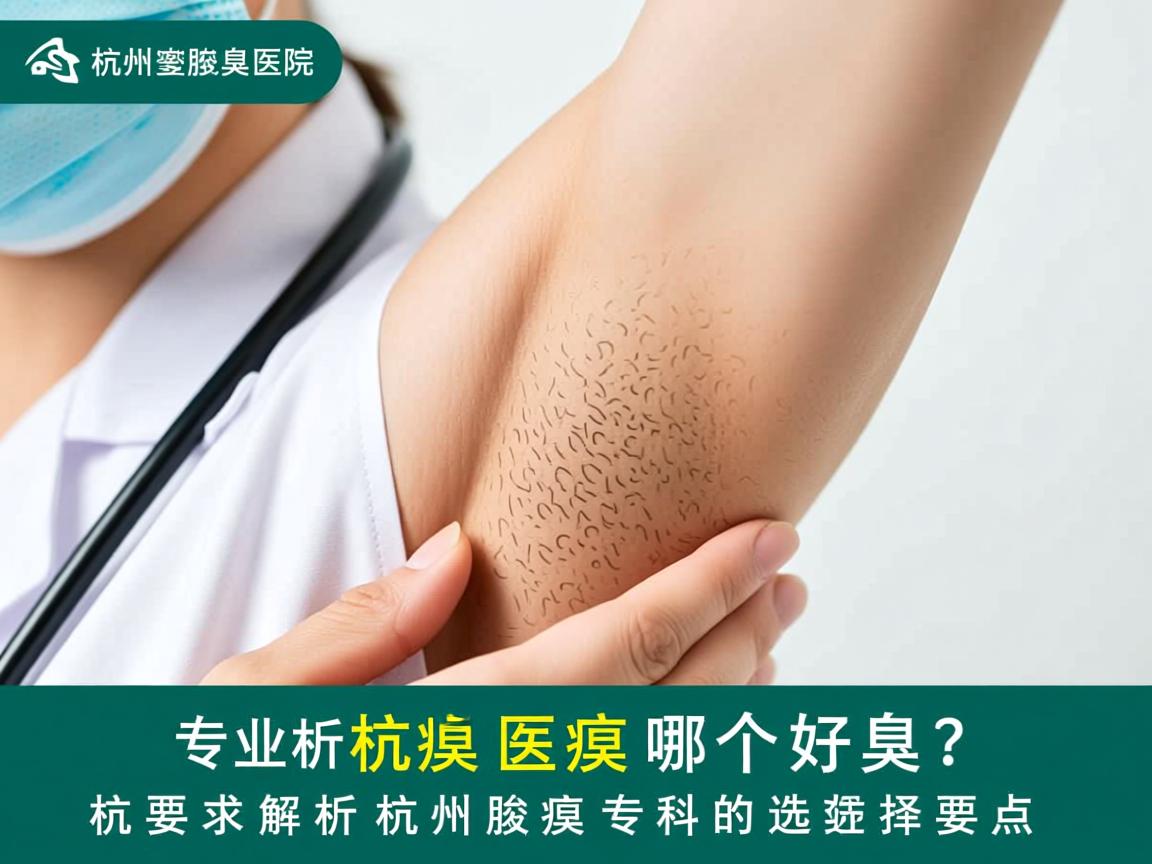 杭州腋臭医院哪个好?专业解析杭州腋臭专科的选择要点 杭州腋臭医院哪个好?专业解析杭州腋臭专科的选择要点