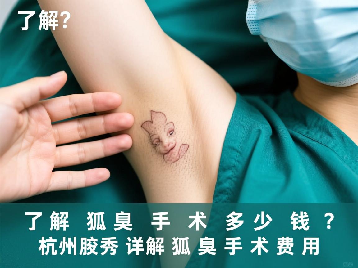 了解狐臭手术多少钱?杭州腋秀详解狐臭手术费用 了解狐臭手术多少钱?杭州腋秀详解狐臭手术费用
