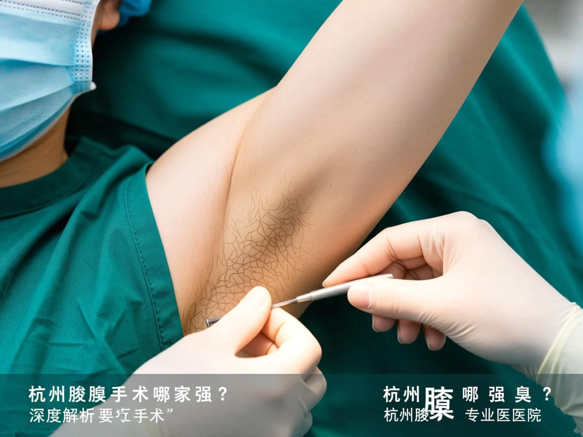 杭州腋臭手术哪家强？深度解析杭州腋臭手术专业医院