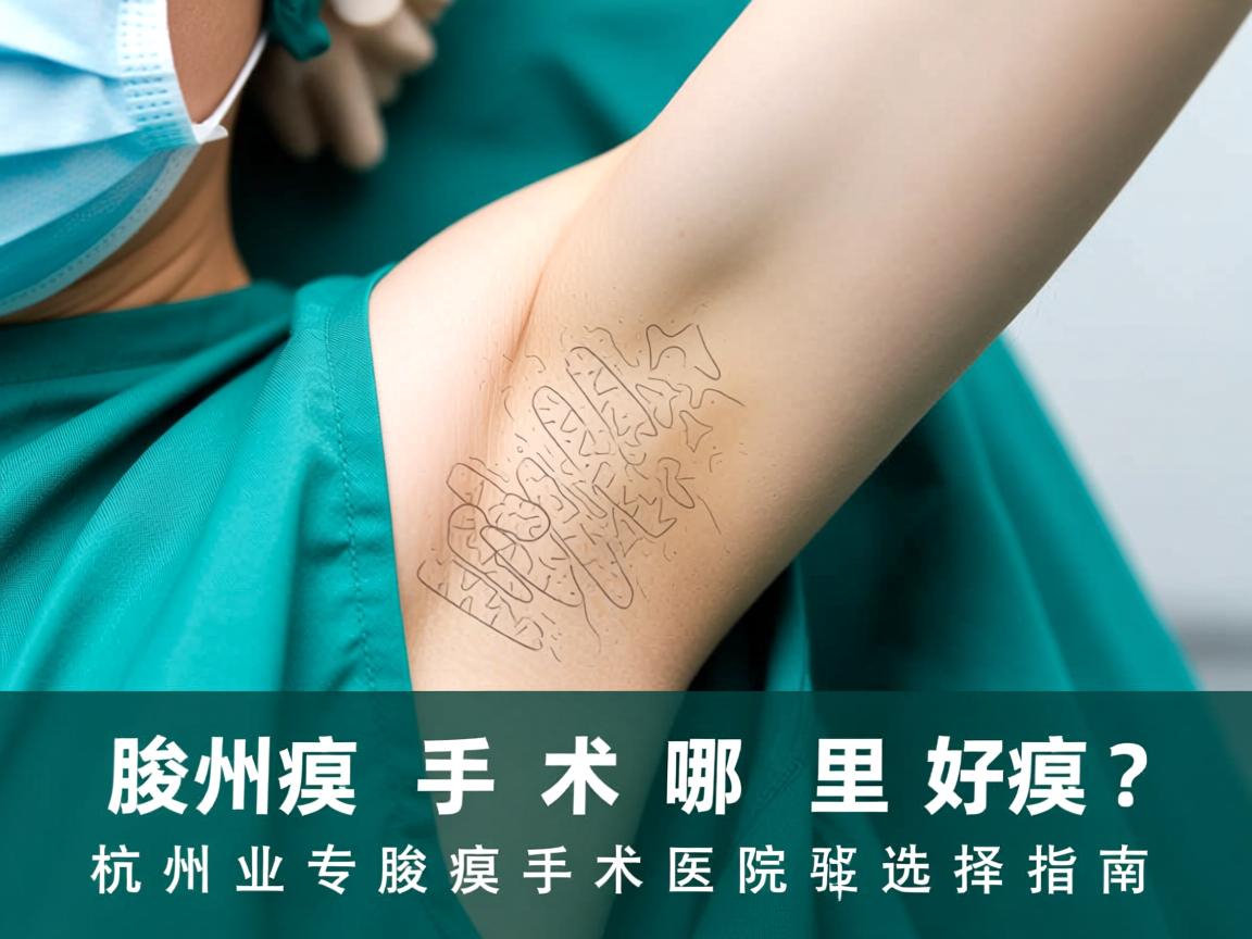 杭州腋臭手术哪里好?杭州专业腋臭手术医院选择指南 杭州腋臭手术哪里好?杭州专业腋臭手术医院选择指南