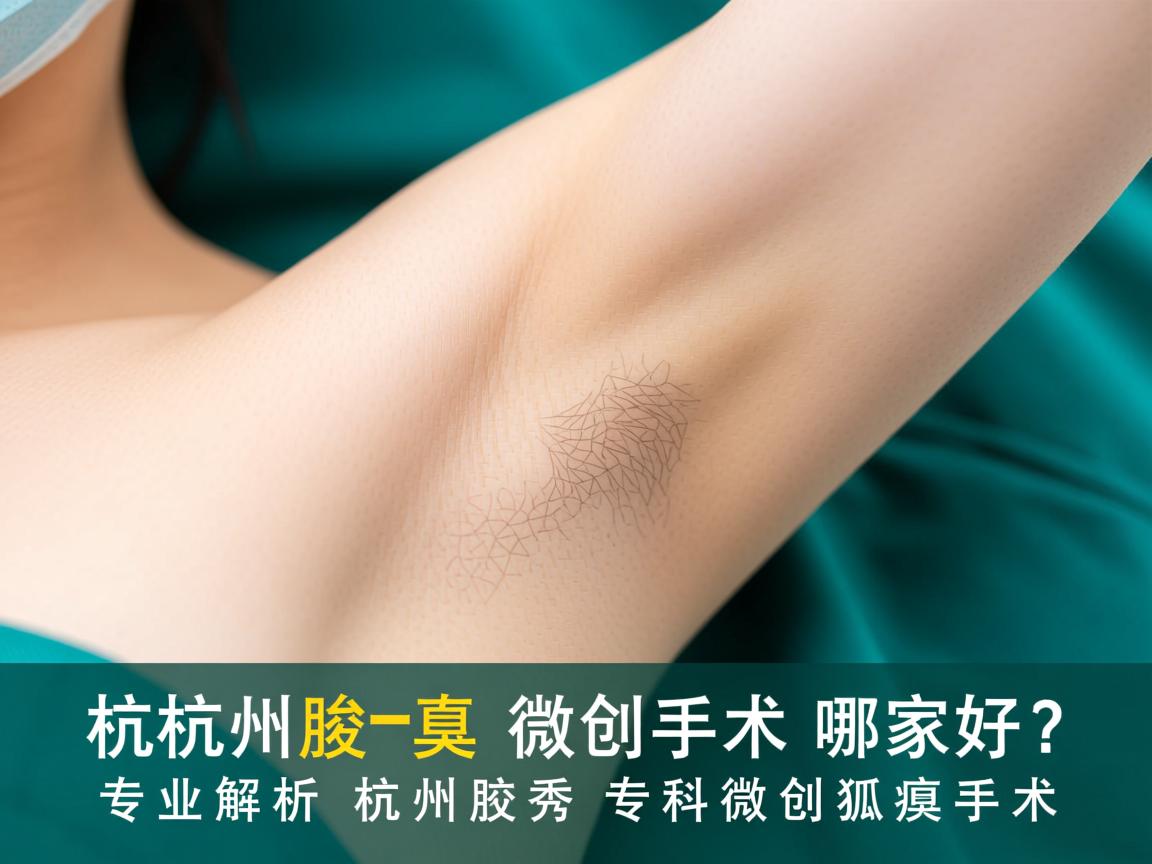 杭州腋臭微创手术哪家好？专业解析杭州腋秀专科微创狐臭手术