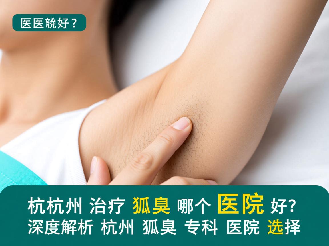 杭州治疗狐臭哪个医院好？深度解析杭州狐臭专科医院选择