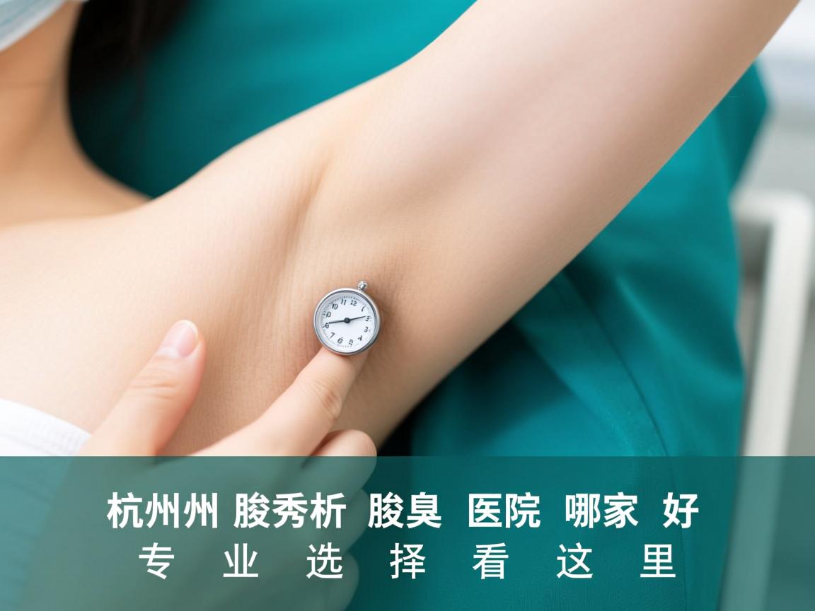 杭州腋秀解析，杭州腋臭医院哪家好，专业选择看这里