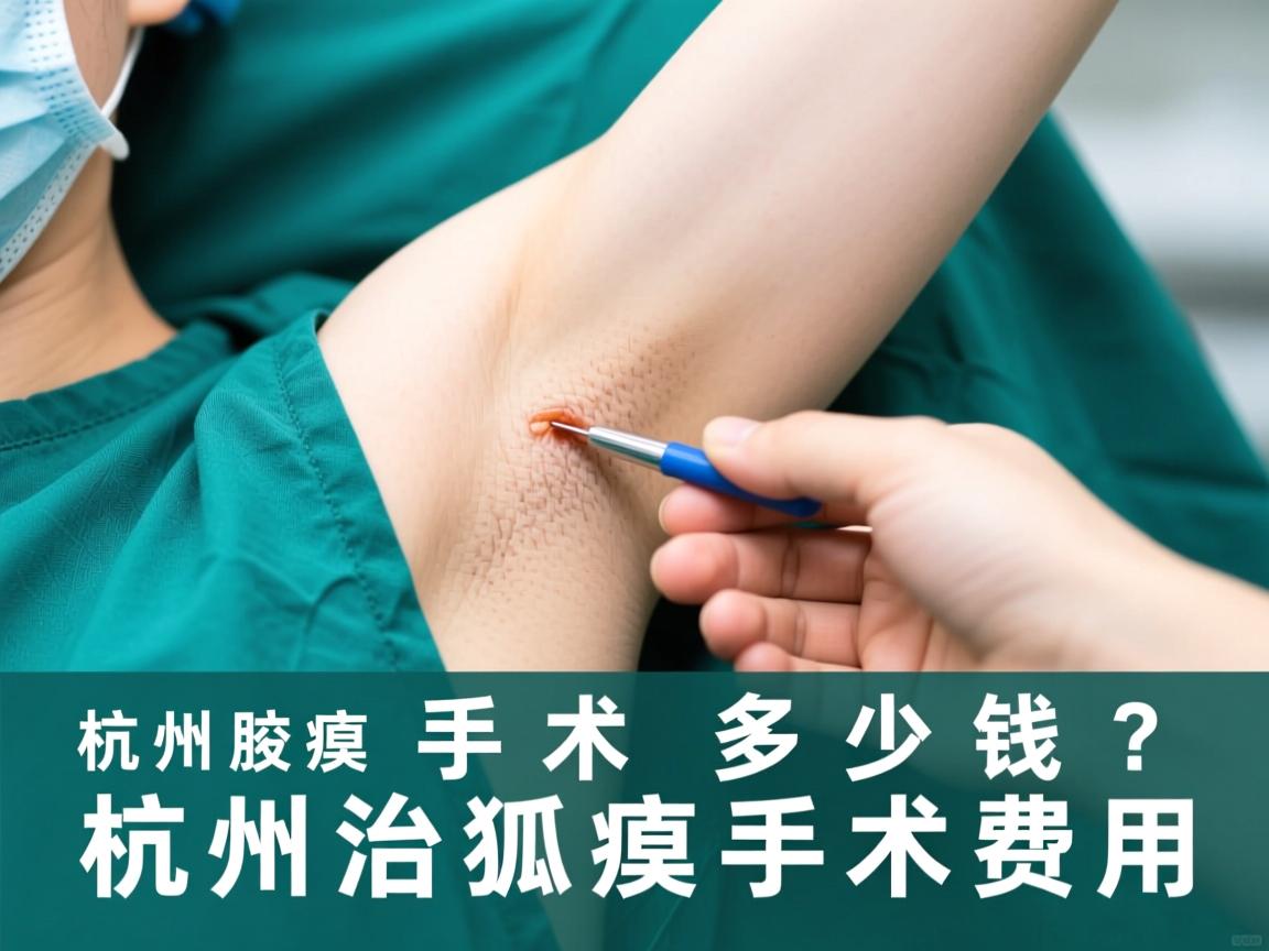 杭州腋臭手术多少钱？详解杭州治狐臭手术费用