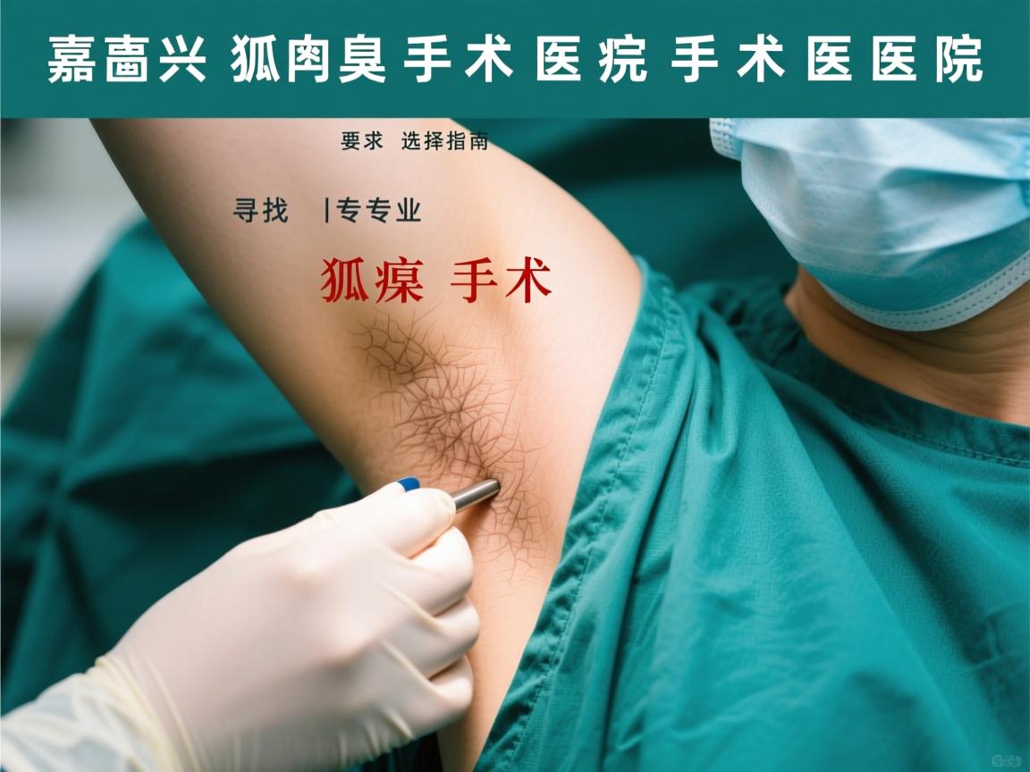 嘉兴狐臭手术医院选择指南，寻找专业狐臭手术医院