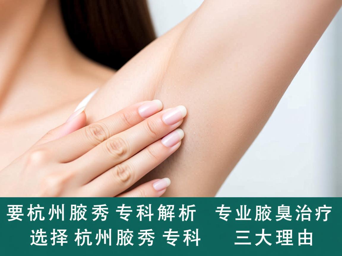 杭州腋秀专科解析,专业腋臭治疗,选择杭州腋秀专科的三大理由 杭州腋秀专科解析,专业腋臭治疗,选择杭州腋秀专科的三大理由