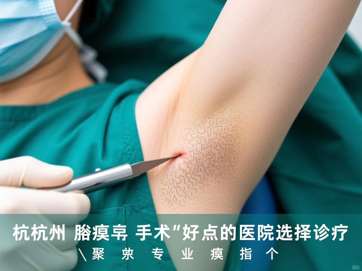 杭州腋臭手术好点的医院选择指南，聚焦专业腋臭诊疗