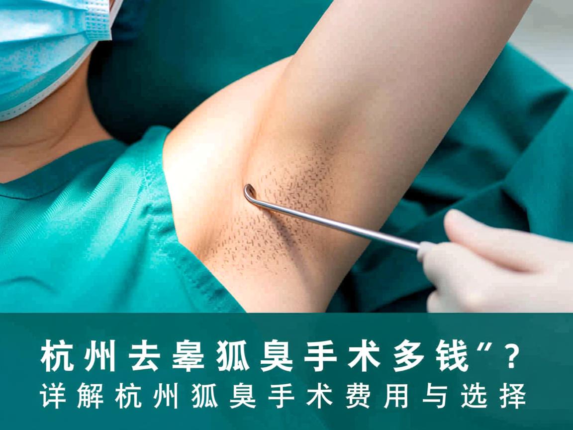 杭州去狐臭手术多钱?详解杭州狐臭手术费用与选择 杭州去狐臭手术多钱?详解杭州狐臭手术费用与选择