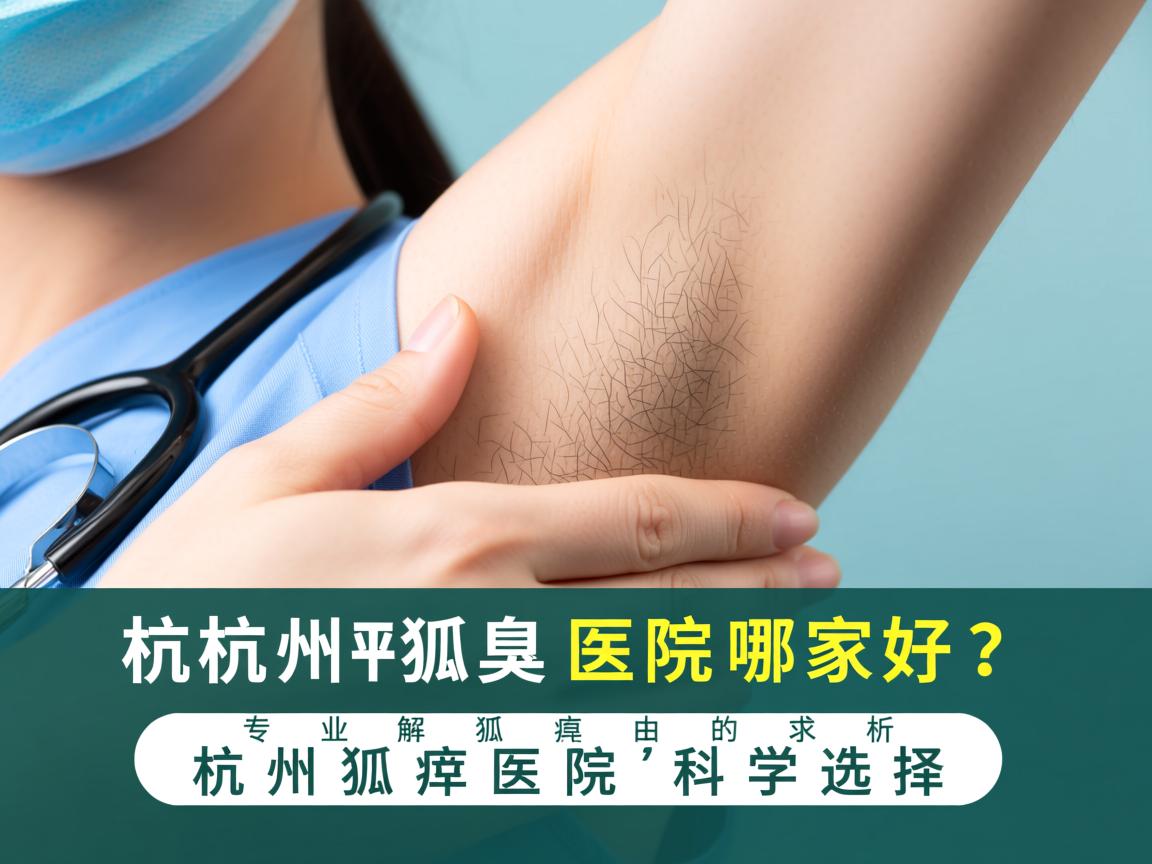 杭州狐臭医院哪家好？专业解析杭州狐臭医院的科学选择