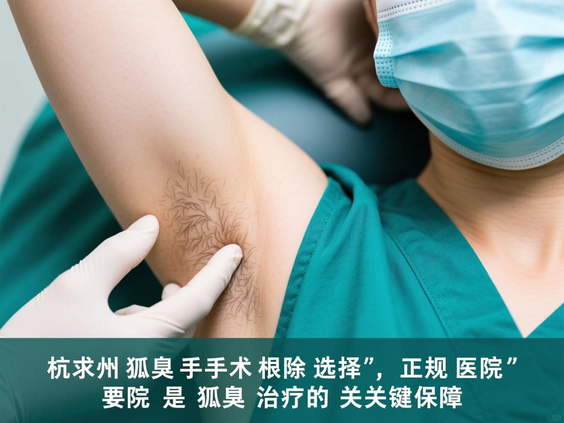 杭州狐臭手术根除选择,正规医院是狐臭治疗的关键保障 杭州狐臭手术根除选择,正规医院是狐臭治疗的关键保障