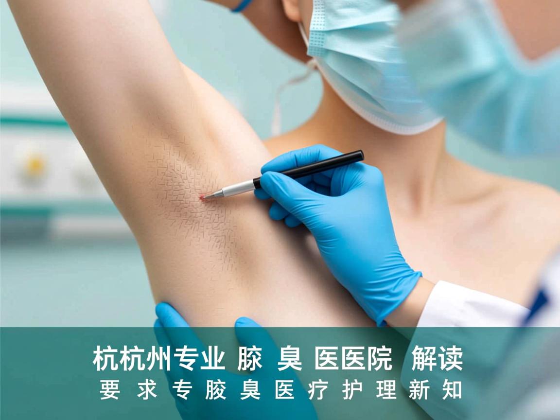 杭州专业腋臭医院解读，专业腋臭医疗的护理新知