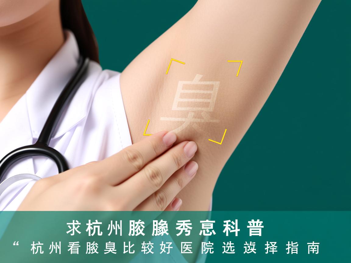 杭州腋秀科普,杭州看腋臭比较好的医院选择指南 杭州腋秀科普,杭州看腋臭比较好的医院选择指南
