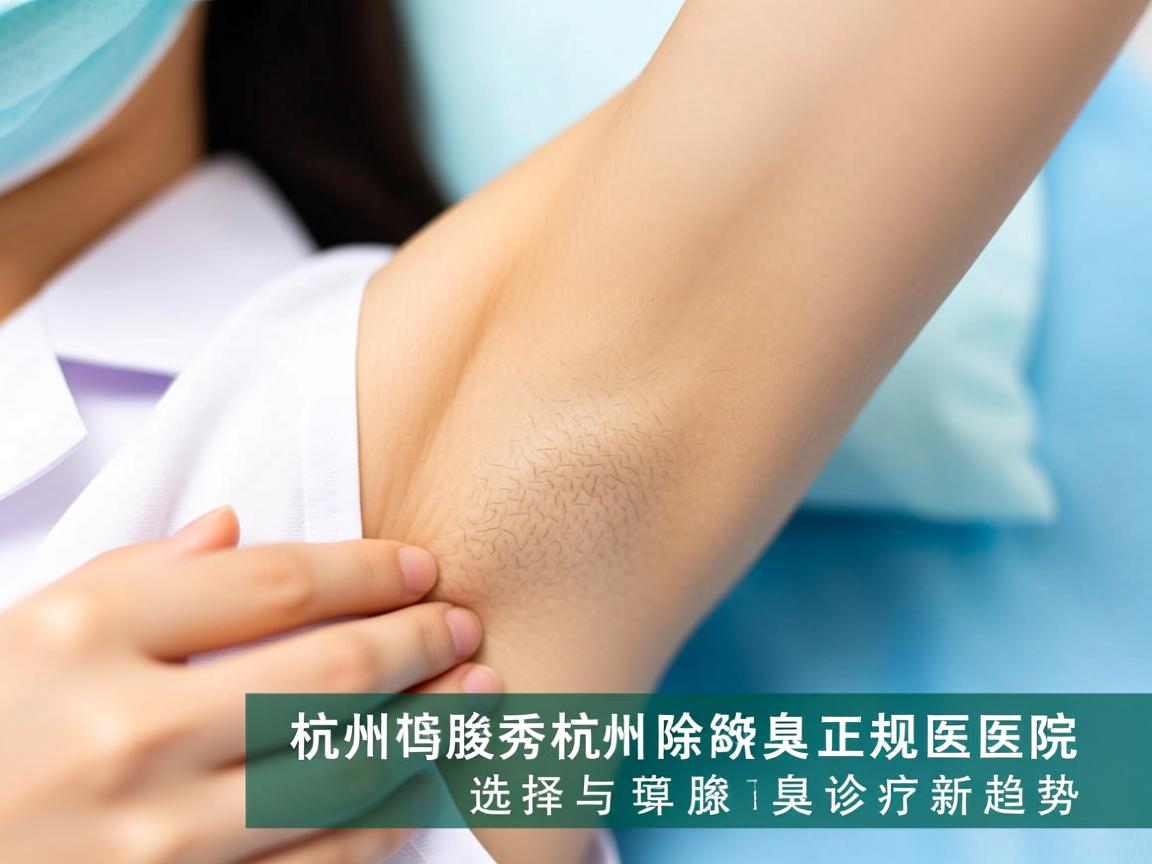 杭州腋秀解析，杭州除腋臭正规医院的选择与腋臭诊疗新趋势