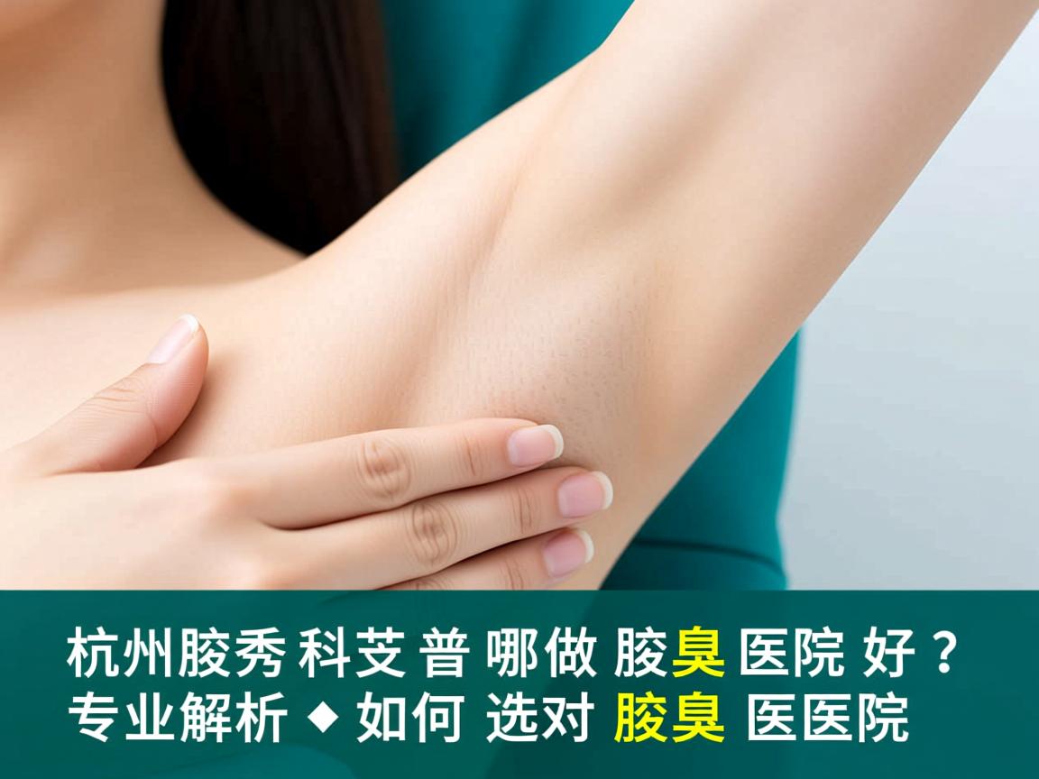 杭州腋秀科普,杭州哪里做腋臭医院好?专业解析如何选对腋臭医院 杭州腋秀科普,杭州哪里做腋臭医院好?专业解析如何选对腋臭医院