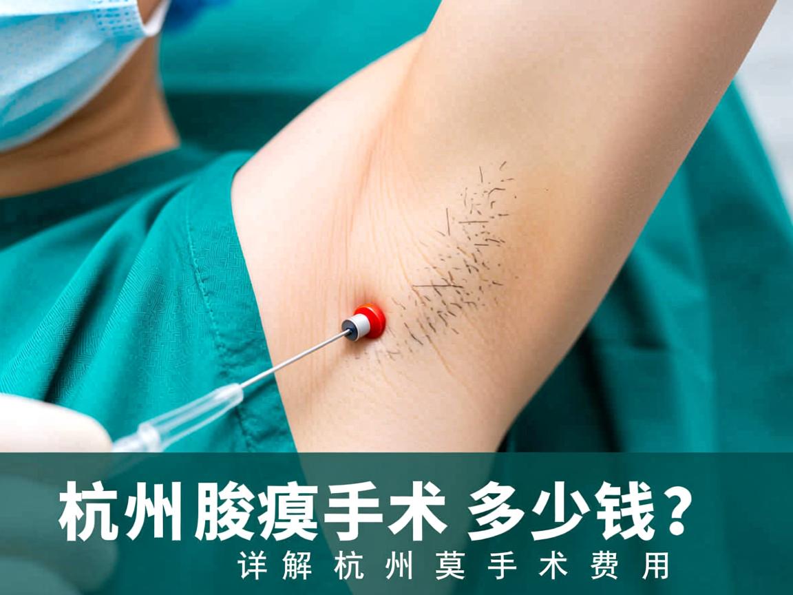 杭州腋臭手术多少钱？详解杭州腋臭手术费用