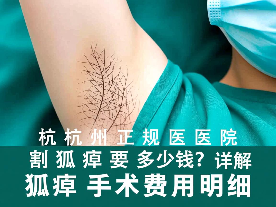 杭州正规医院割狐臭要多少钱?详解狐臭手术费用明细 杭州正规医院割狐臭要多少钱?详解狐臭手术费用明细