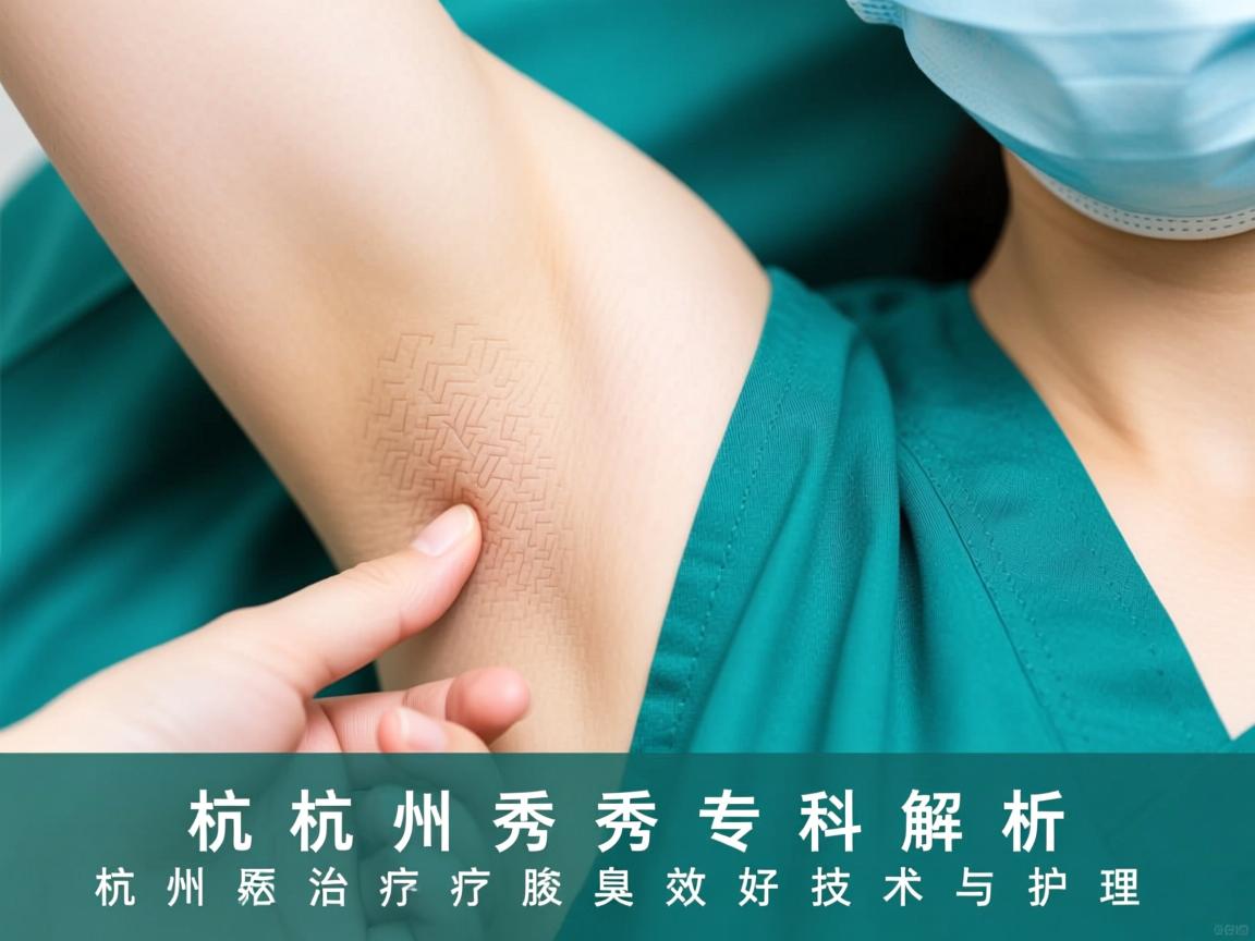杭州腋秀专科解析，杭州治疗腋臭效果好的技术与护理