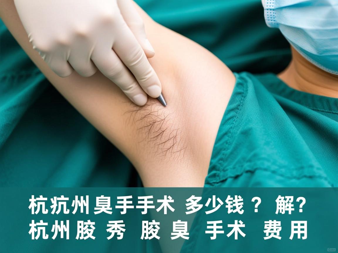 杭州腋臭手术多少钱?详解杭州腋秀腋臭手术费用 杭州腋臭手术多少钱?详解杭州腋秀腋臭手术费用
