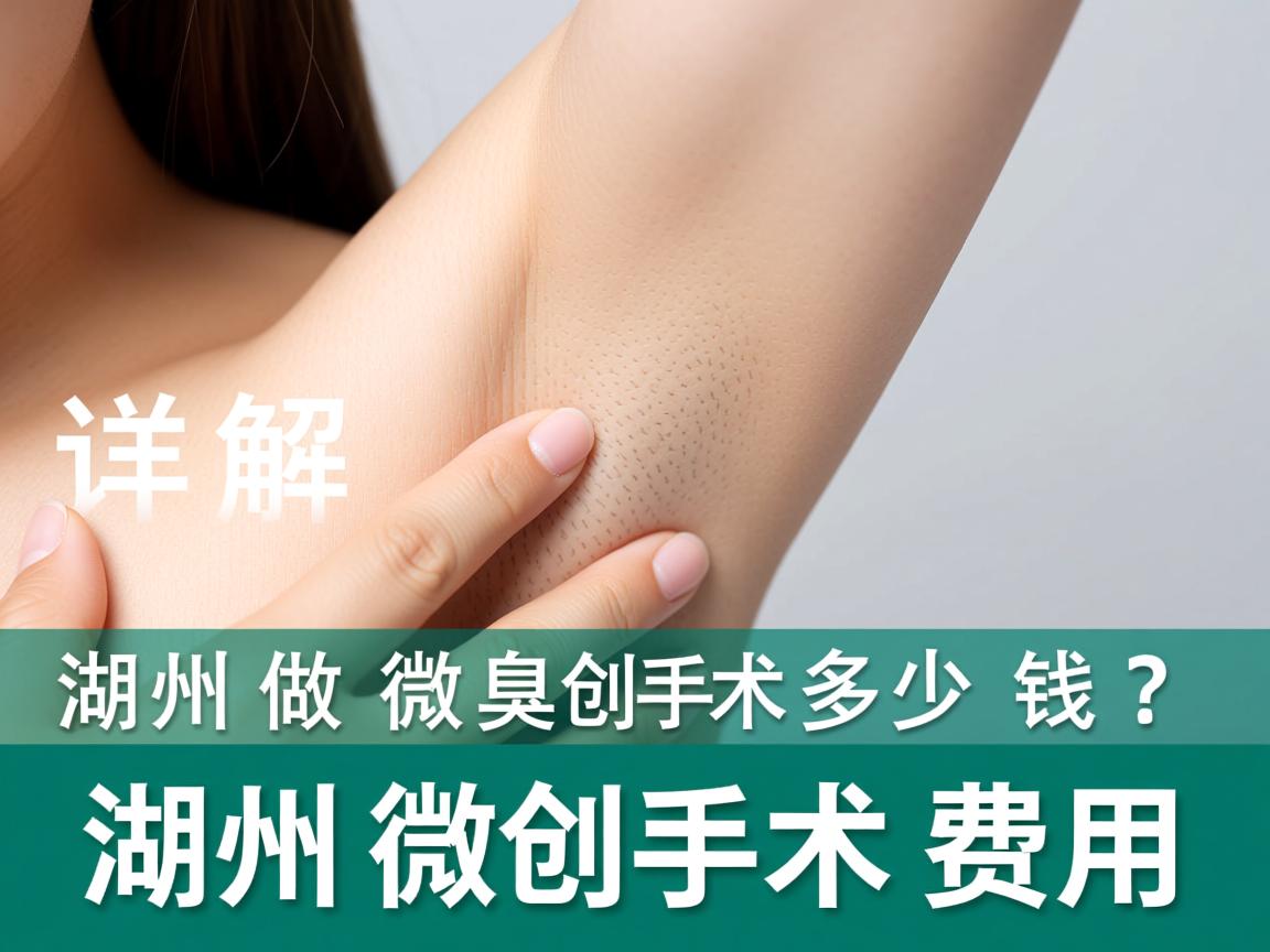 在湖州做腋臭微创手术多少钱？详解湖州腋臭微创手术费用