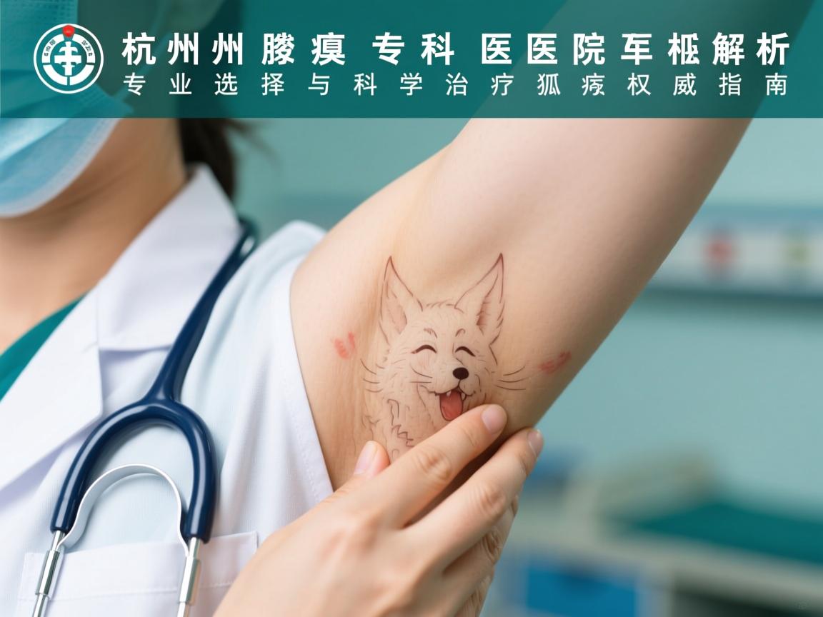 杭州腋臭专科医院解析，专业选择与科学治疗狐臭的权威指南