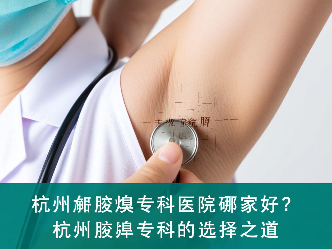 杭州腋臭专科医院哪家好?专业解析杭州腋臭专科的选择之道 杭州腋臭专科医院哪家好?专业解析杭州腋臭专科的选择之道