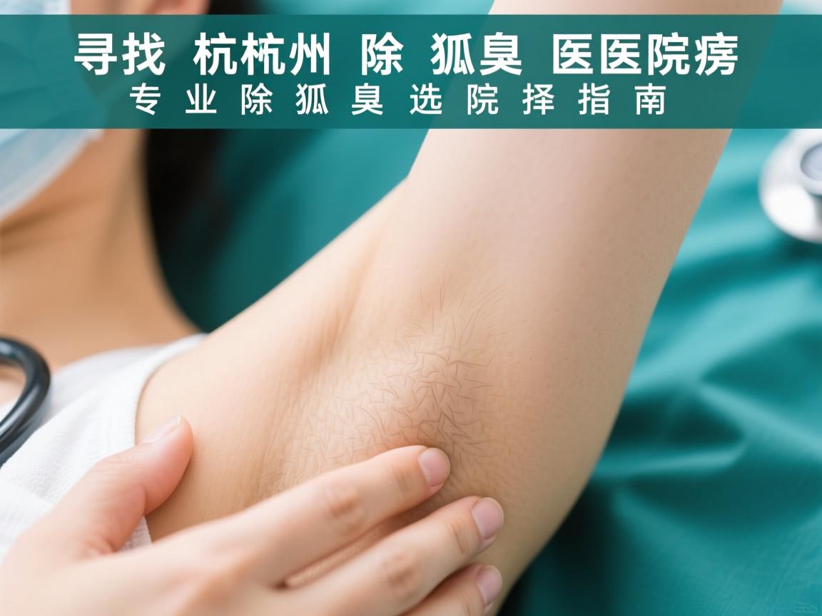 寻找杭州除狐臭医院，专业除狐臭的医院选择指南