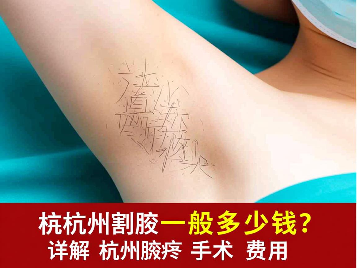杭州割腋臭一般多少钱?详解杭州腋臭手术费用 杭州割腋臭一般多少钱?详解杭州腋臭手术费用