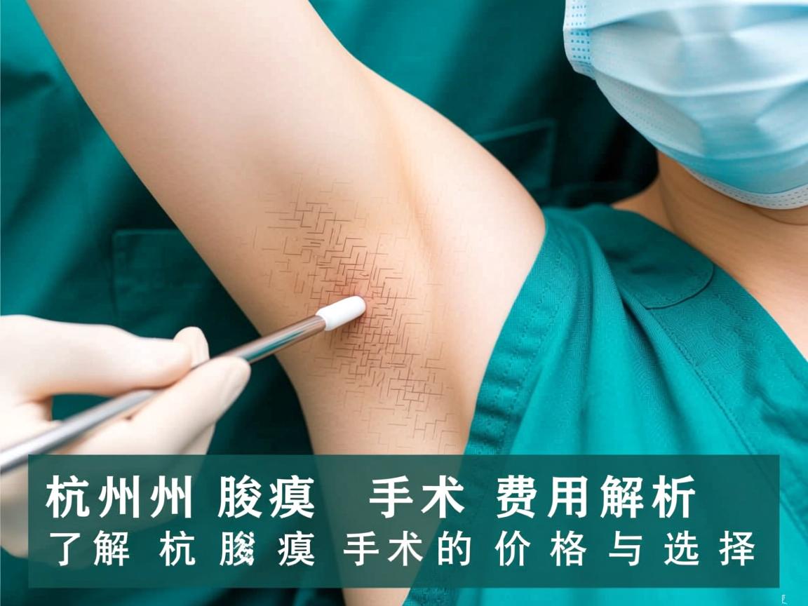 杭州腋臭手术费用解析,了解杭州腋臭手术的价格与选择 杭州腋臭手术费用解析,了解杭州腋臭手术的价格与选择