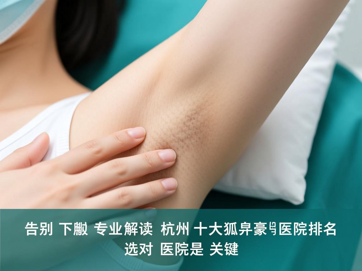 告别腋下尴尬，专业解读杭州十大狐臭医院排名，选对医院是关键