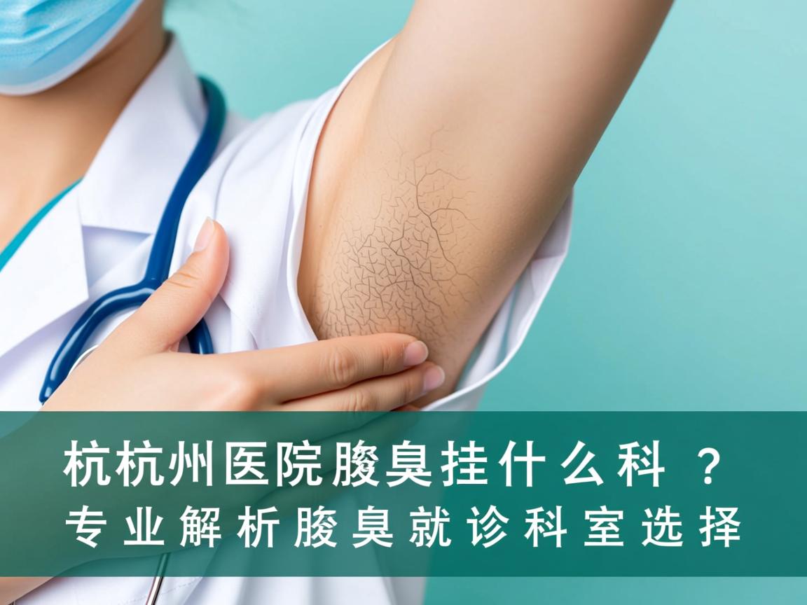 杭州医院腋臭挂什么科?专业解析腋臭就诊科室选择 杭州医院腋臭挂什么科?专业解析腋臭就诊科室选择