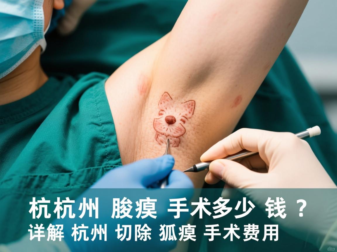 杭州腋臭手术多少钱？详解杭州切除狐臭手术费用