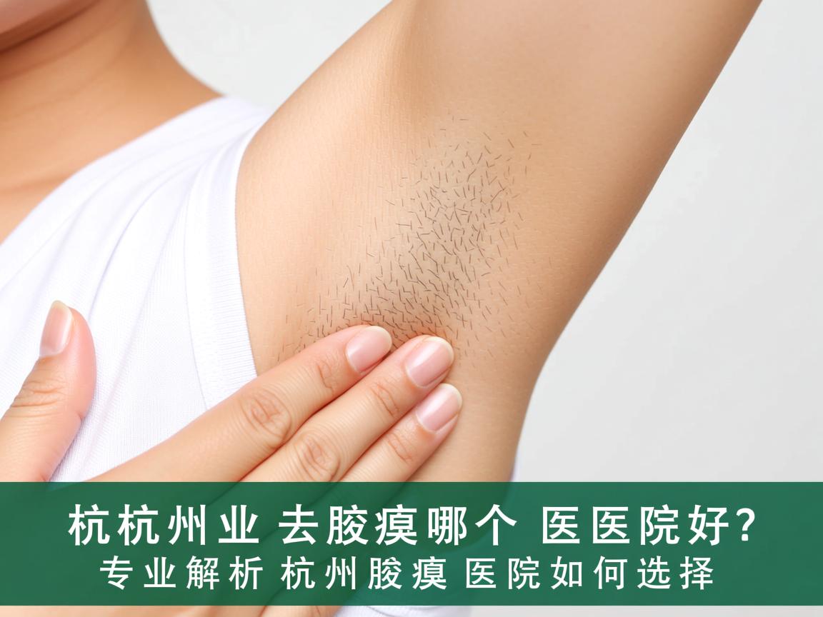 杭州去腋臭哪个医院好？专业解析杭州腋臭医院如何选择