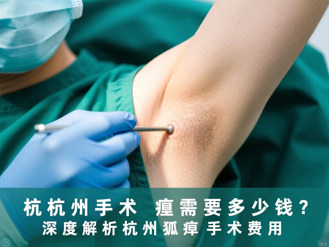 杭州手术狐臭需要多少钱？深度解析杭州狐臭手术费用
