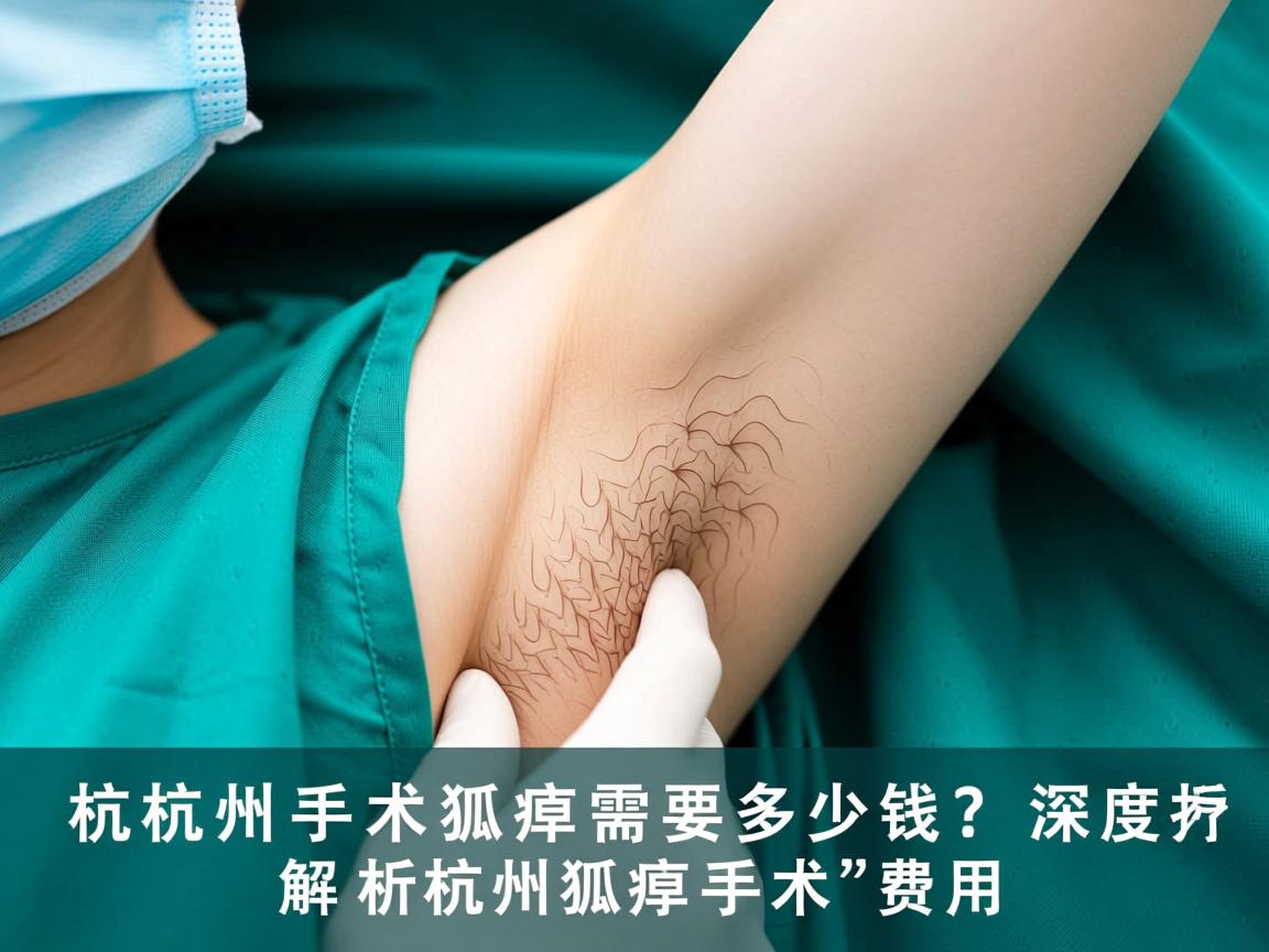 杭州手术狐臭需要多少钱？深度解析杭州狐臭手术费用