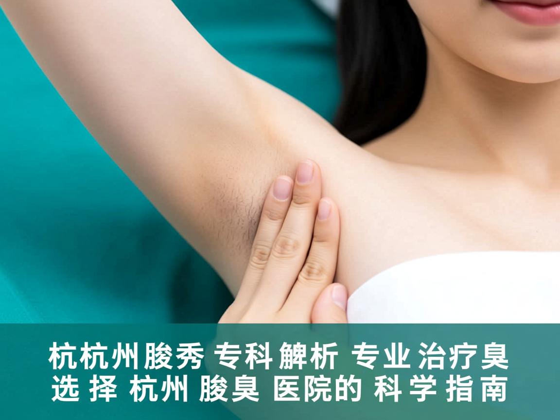 杭州腋秀专科解析，专业治疗腋臭，选择杭州腋臭医院的科学指南